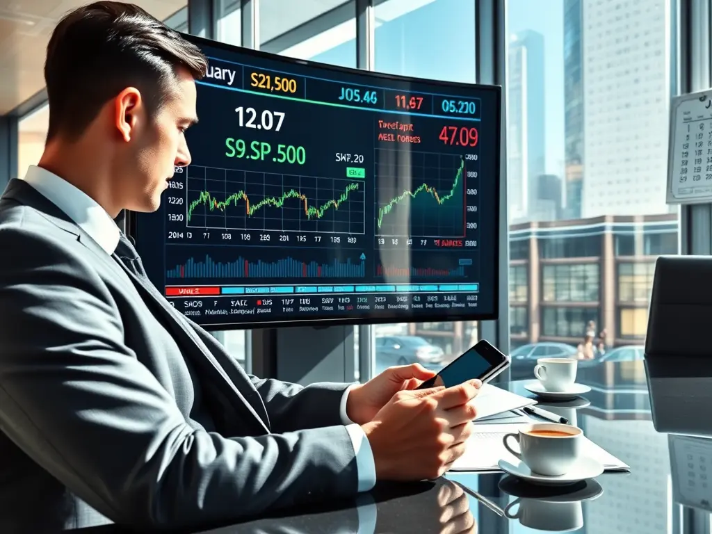 A visual guide explaining the January Barometer stock market prediction theory.