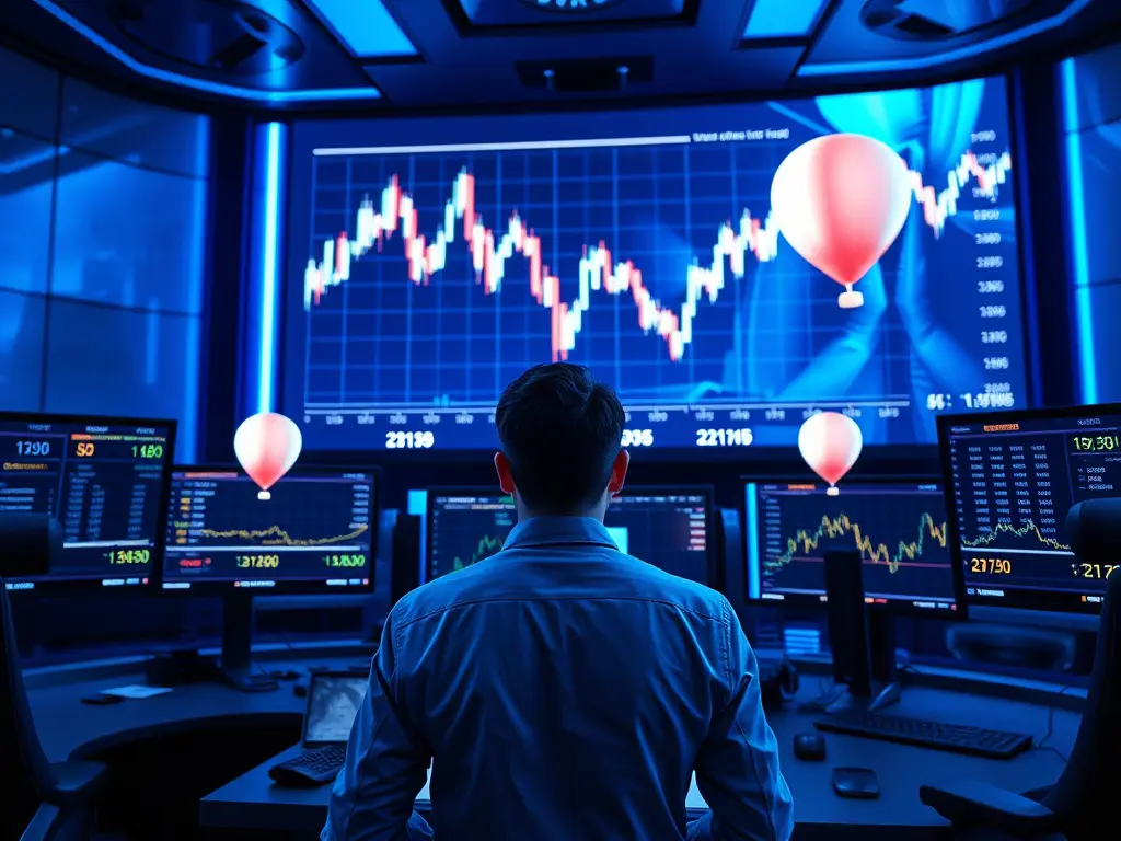 A detailed diagram illustrating the profit and loss potential of the Balloon Strangle Strategy during market volatility.