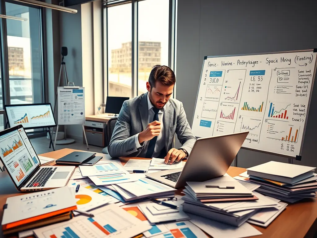 A modern entrepreneur confidently managing their business finances, showcasing effective Financial Management for Entrepreneurs.