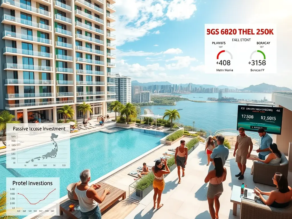 A modern Condo Hotels unit in the Philippines with a view, showcasing the ideal investment property.