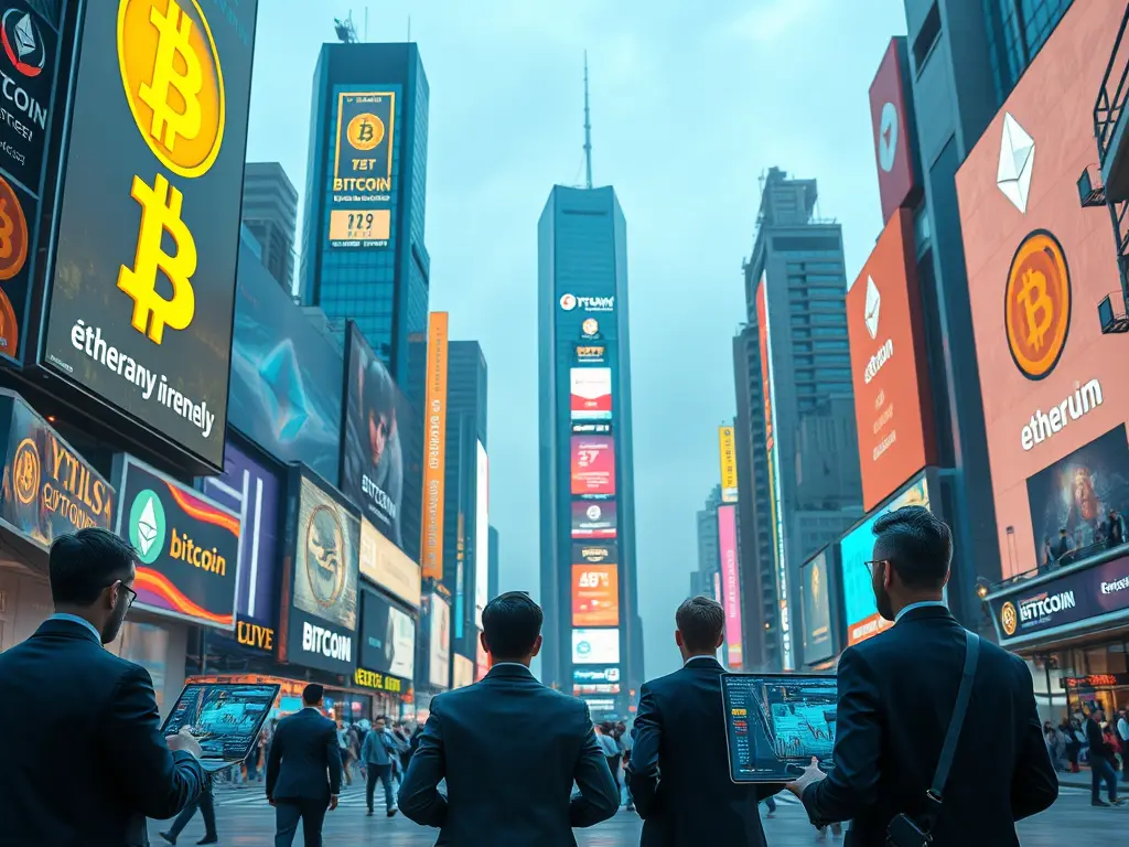 A strategic path to mastering high-risk investments in volatile markets, showing growth charts and digital assets.