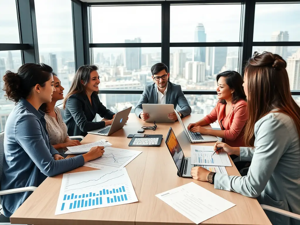 A diverse collection of icons representing the main types of investments, including stocks, bonds, real estate, and a 401(k) growth chart.