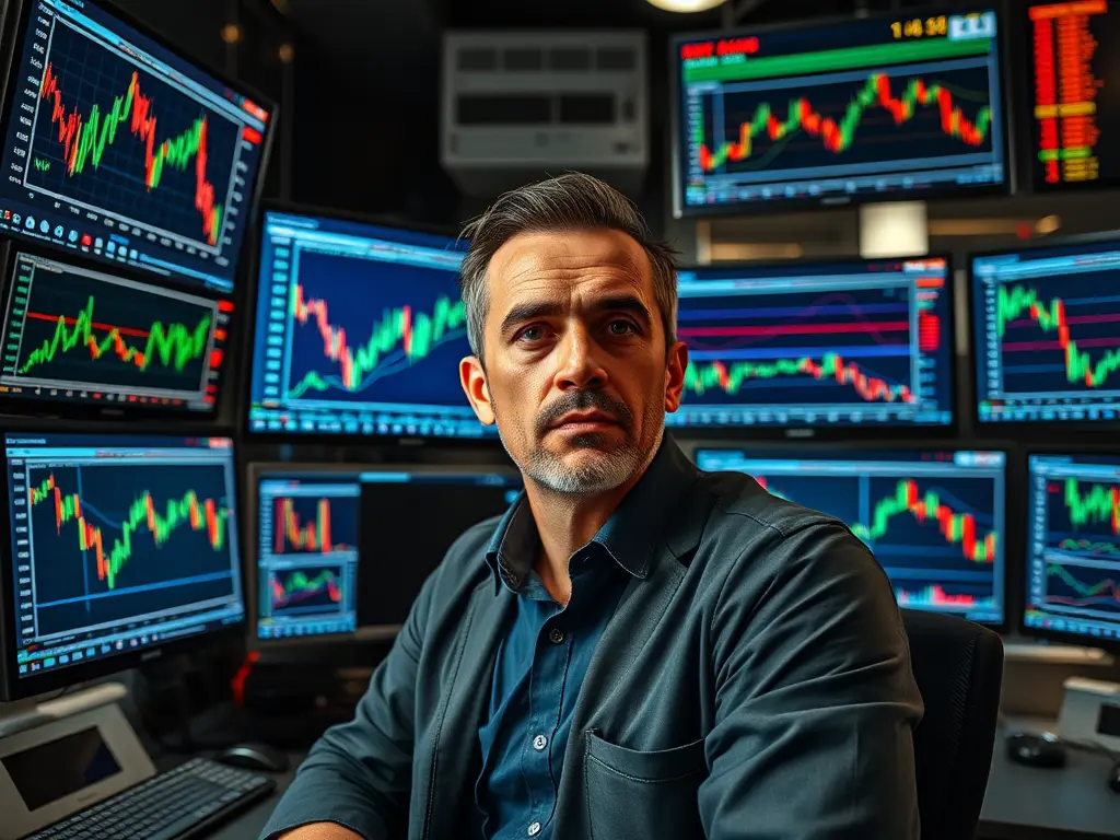 A trader analyzing a stock chart with clear Pattern Trading formations, highlighting key breakout points for confident decision-making.