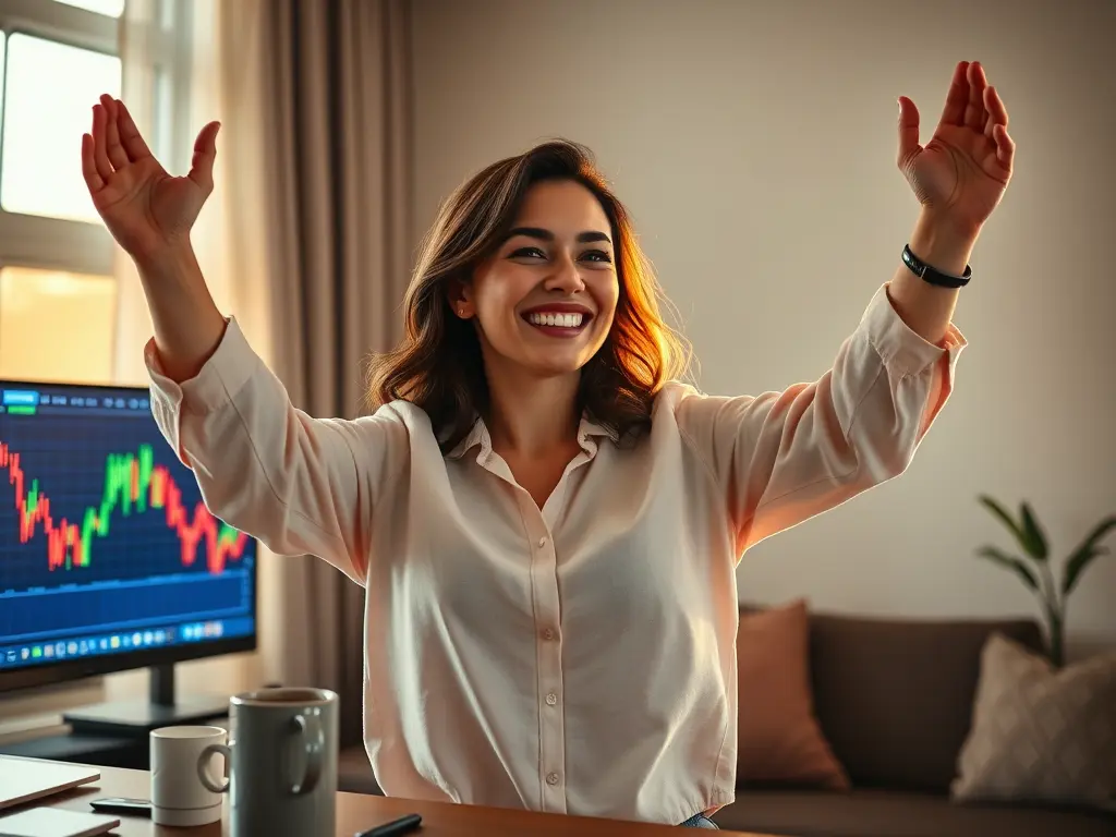 A professional analyzing forex trading charts on a modern screen, showcasing the dynamic world of Forex Trading.