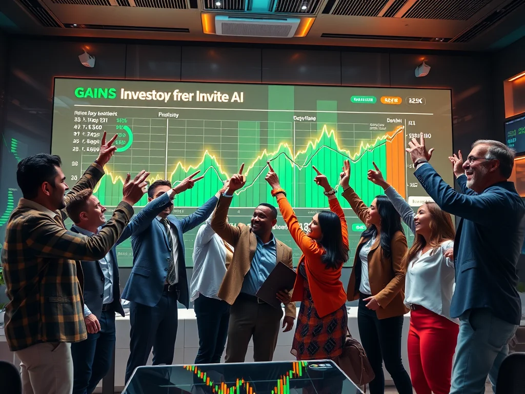 A modern infographic illustrating the key 2025 investment trends including AI, ESG, and cryptocurrency, guiding investors toward smart portfolio allocation.