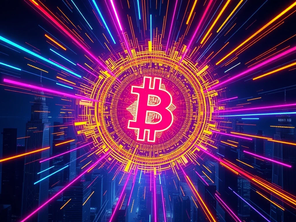 An investor analyzing a digital graph showing the projected growth of the crypto explosion 2025.