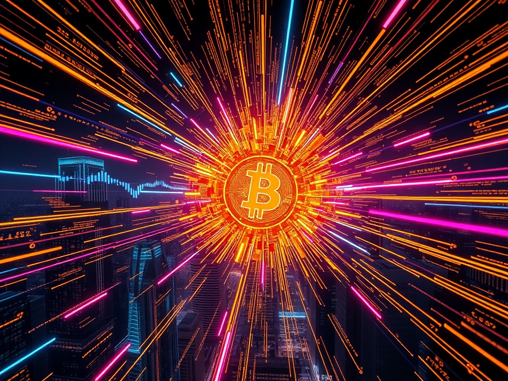 Visualizing the immense potential and future gains of the crypto explosion 2025.