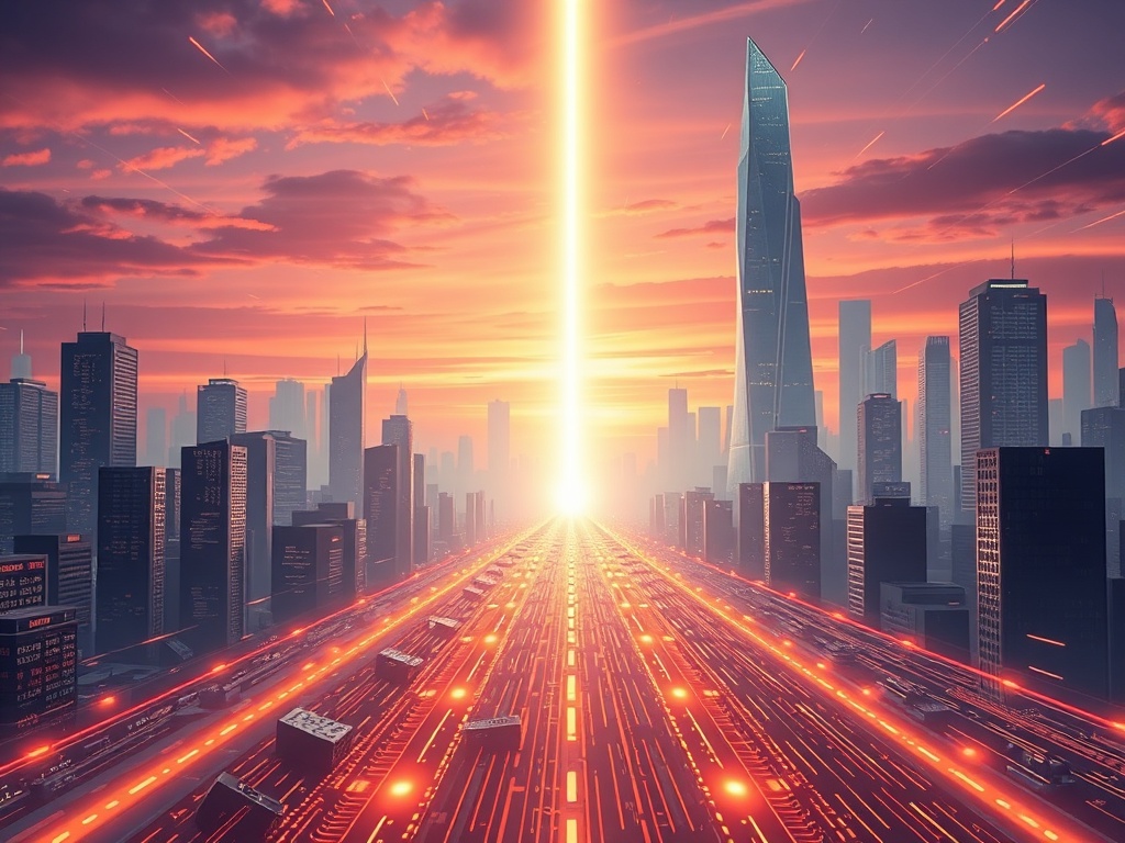 The market is a complex ecosystem, but with a strong Daily Investment Discipline, you hold the key to navigating its chaos. This image symbolizes that discipline as a beacon of light, cutting through the noise and leading you to a path of clarity, control, and long-term financial success. It’s a powerful statement about turning an overwhelming challenge into an empowering habit.