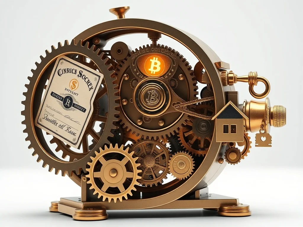 A diverse portfolio of assets like stocks, real estate, and digital products generating income for financial freedom.