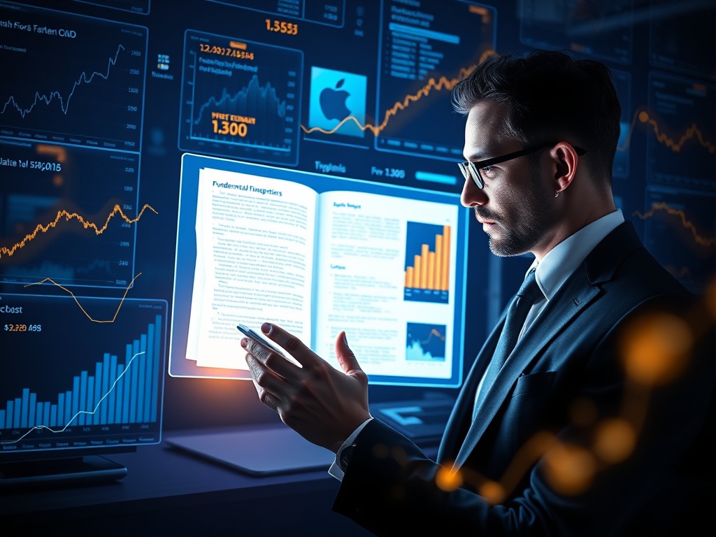 A metaphorical depiction of altcoin speculation, where a smart investor avoids the chaotic rush of others by relying on charts and a clear strategy.