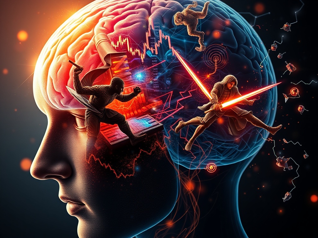 An image of an investor achieving long-term wealth by mastering Behavioral Investing and their own psychology.