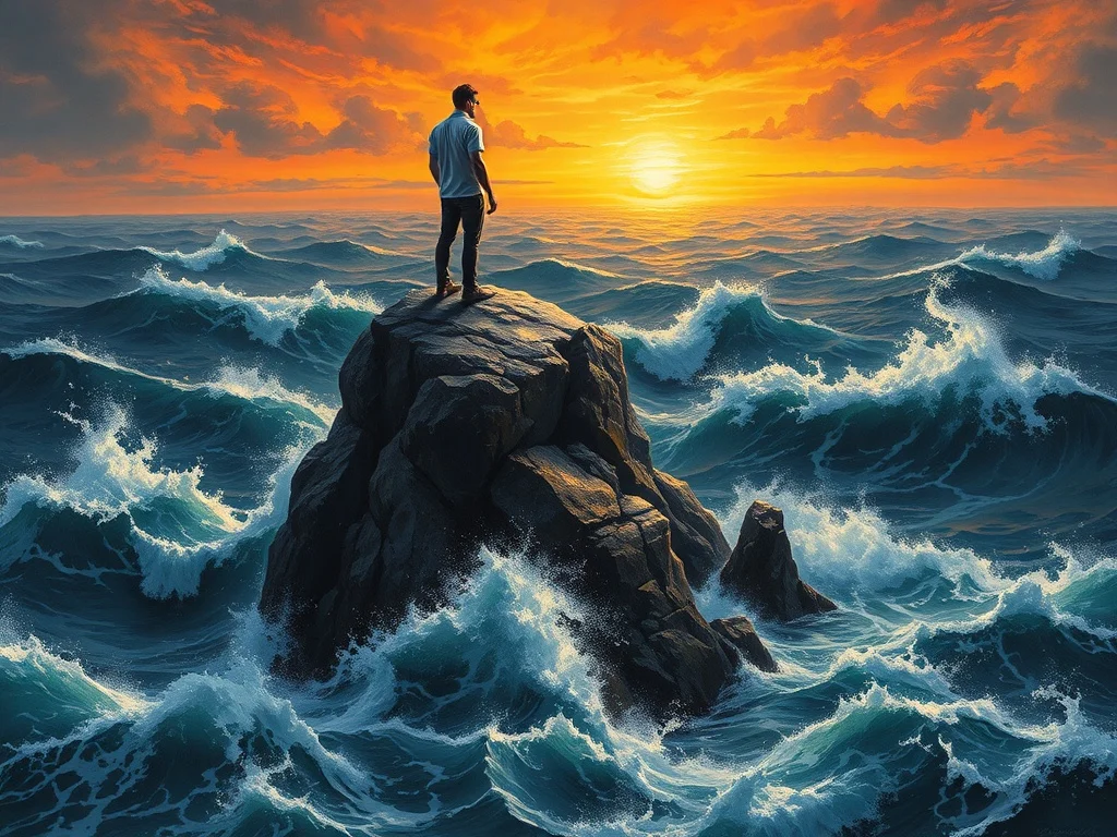 A professional trader analyzing a chart on a screen, guided by a proven trading system.