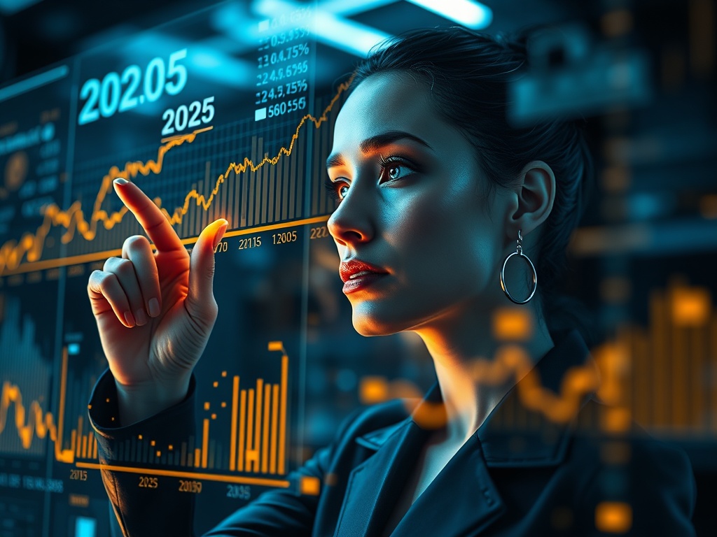 A graph and calculator showing the path to realistic crypto earnings through holding, trading, and staking.