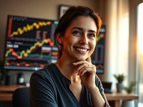 A person using a tablet to manage their investments with a focus on the FAANG investment strategy.