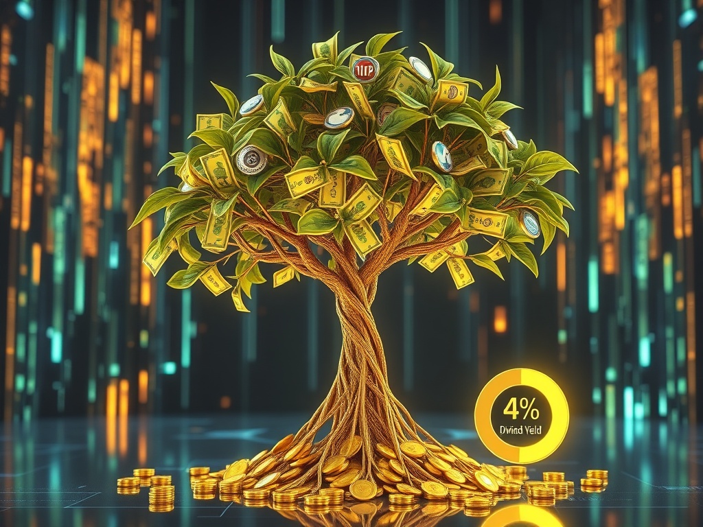 A visual guide to modern passive income strategies for building wealth in 2025.
