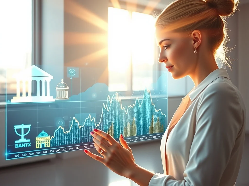 An illustration depicting the powerful influence of central bank policies on global markets and personal finance.