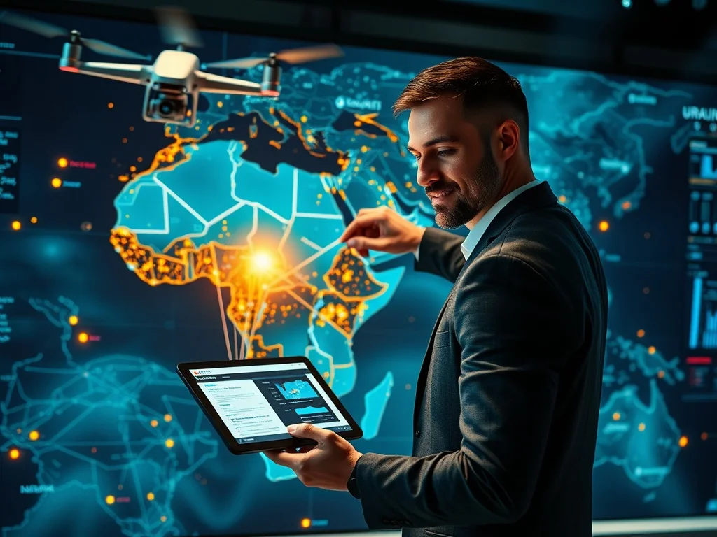 A magnifying glass over a financial news headline, symbolizing the skill to Read Between the Lines for investment insights.
