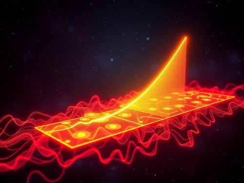 A vibrant 3D data visualization graphic representing the core principle of investment formulas for investors: turning market volatility into a structured growth plan.
