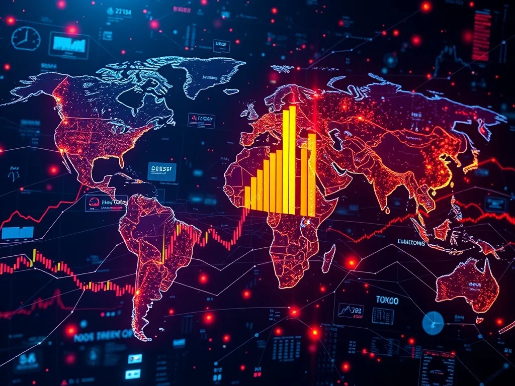 A detailed chart analysis screen overlaid with key icons representing proven Forex trading strategies for 2025.