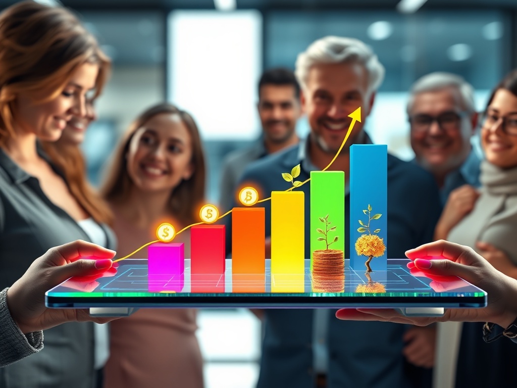 A vibrant infographic illustrating the five key pillars of effective money management: budgeting, cash flow, investing, debt control, and financial psychology.