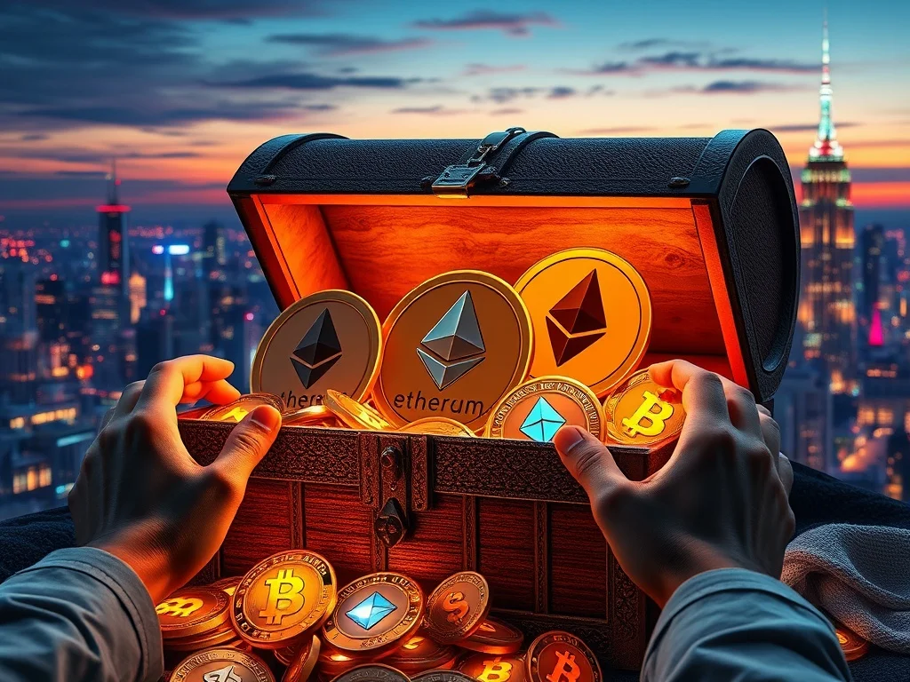 A person analyzing charts and data on a screen, representing disciplined Cryptocurrency Investment Strategies for 2025.