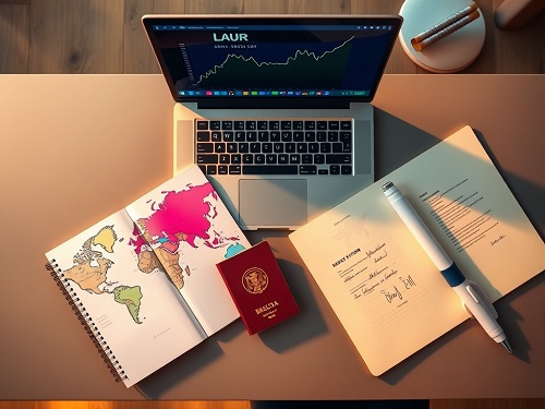 A dynamic 3D data visualization map showing growth from a strategic Global Education Investment in Latin America.