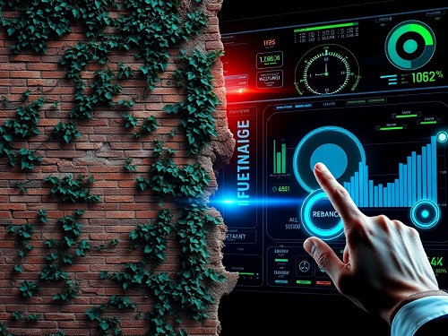 A gardener meticulously pruning a bonsai tree, symbolizing the careful process of a portfolio maintenance strategy.