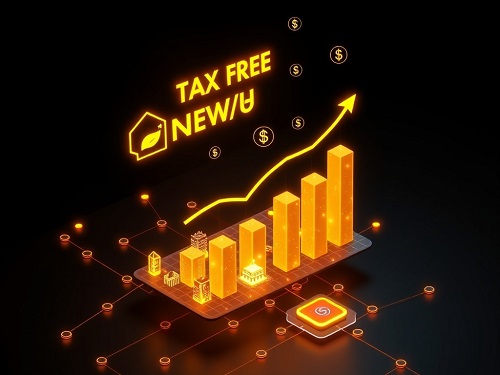 Modern infographic visualizing the path to tax-free retirement income through a Self-Directed Roth IRA.

