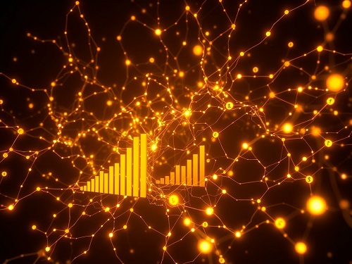 A vibrant, abstract visualization of interconnected financial networks and rising graphs, metaphorically depicting the powerful engines of Wealth Acceleration in 2025.
