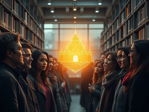 A glowing, intricate crystal model symbolizing the complex but resilient structure of a modern asset allocation portfolio against a dark background.