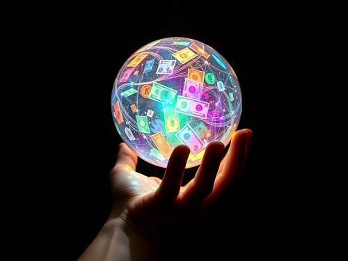 Conceptual image representing the global and digital nature of Online Forex Investing.