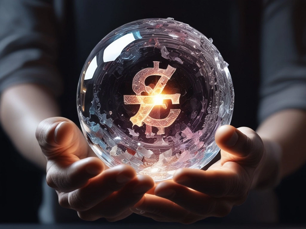 Analytical graphic illustrating the key factors in our EUR/USD forecast 2025, showing central bank policies and price trends.