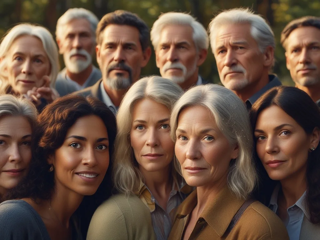 An experienced advisor explaining Social Security excess earnings rules to a couple, with a glowing financial chart in the background.